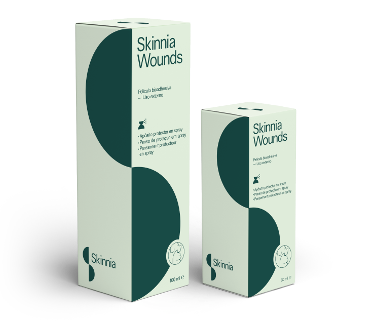 Skinnia Wounds Spray Packaging