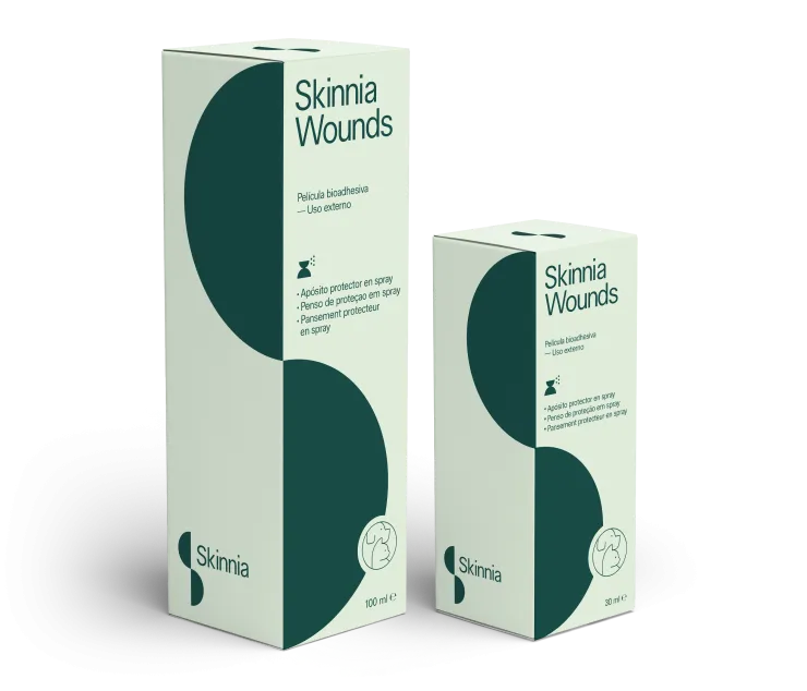 Skinnia Wounds Spray Packaging